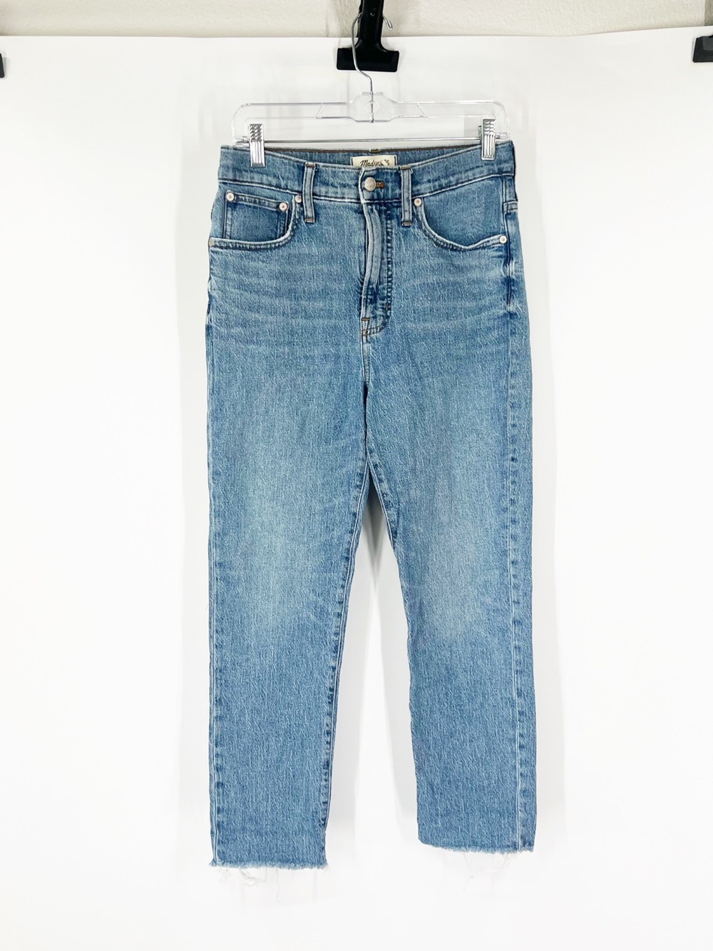 Madewell The Perfect Vintage Jeans High Rise Raw Hem